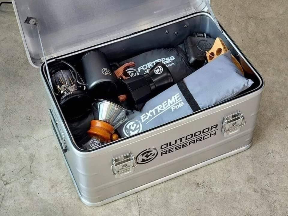 KITCAMP - ‼️ลังอลูมิเนียม K2 CAMPING ALUMINUM STORAGE BOX... | Facebook