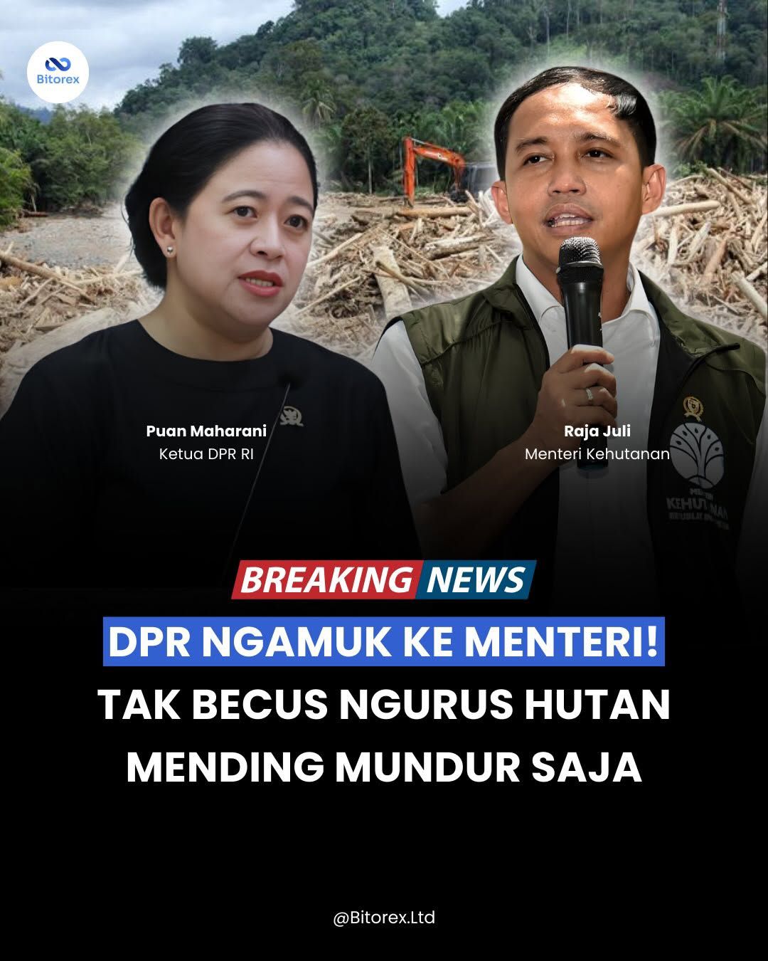 Ricky Alamsyah - DPR meminta menteri kehutanan Raja Juli... | Facebook