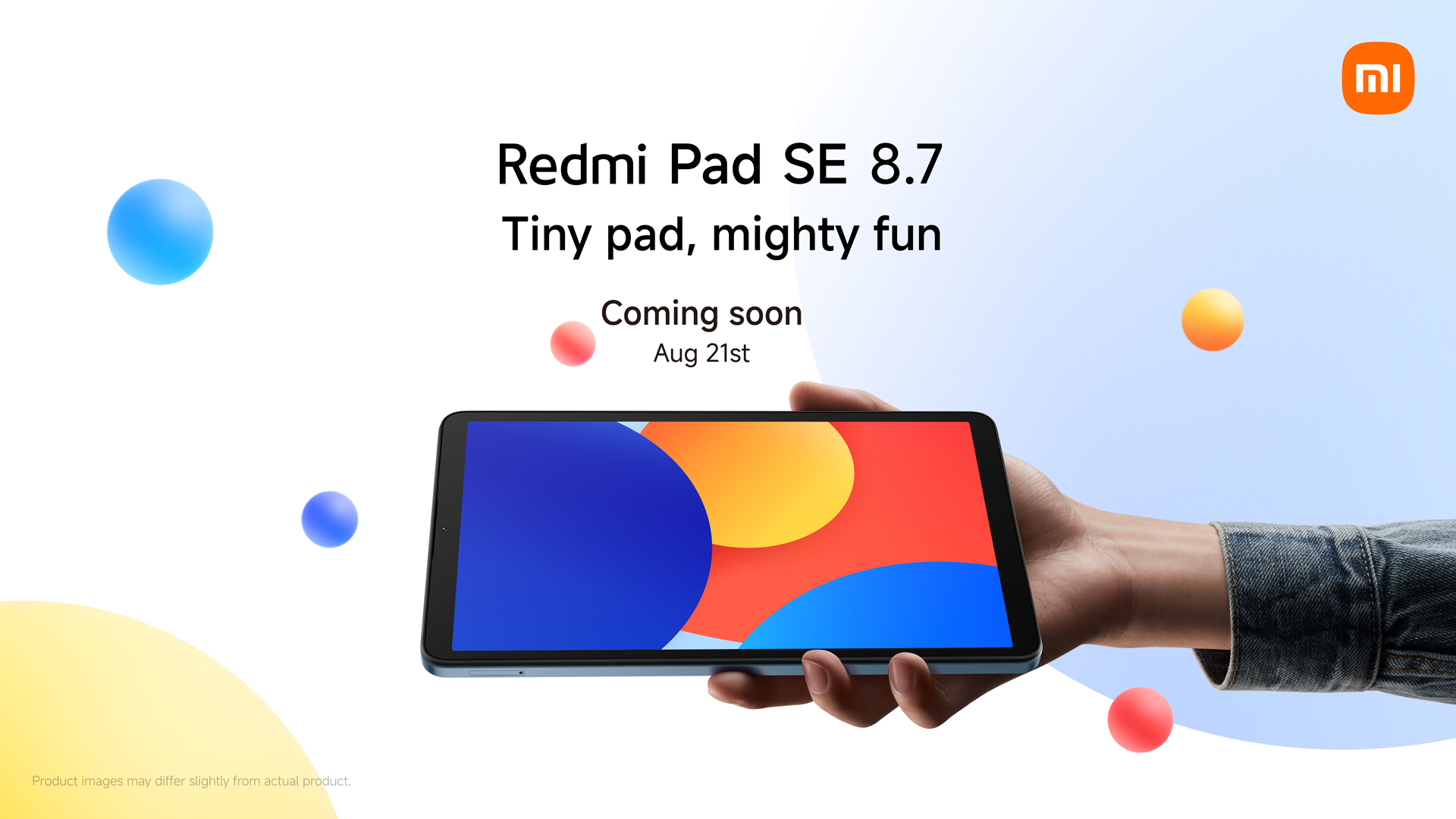 Introducing the Redmi Pad SE 8.7!🎉 Compact, powerful, and packed