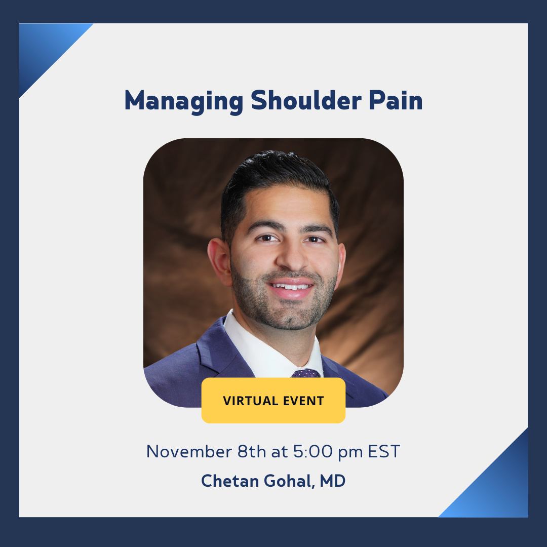 📅 Explore upcoming virtual events... - Rothman Orthopaedics | Facebook