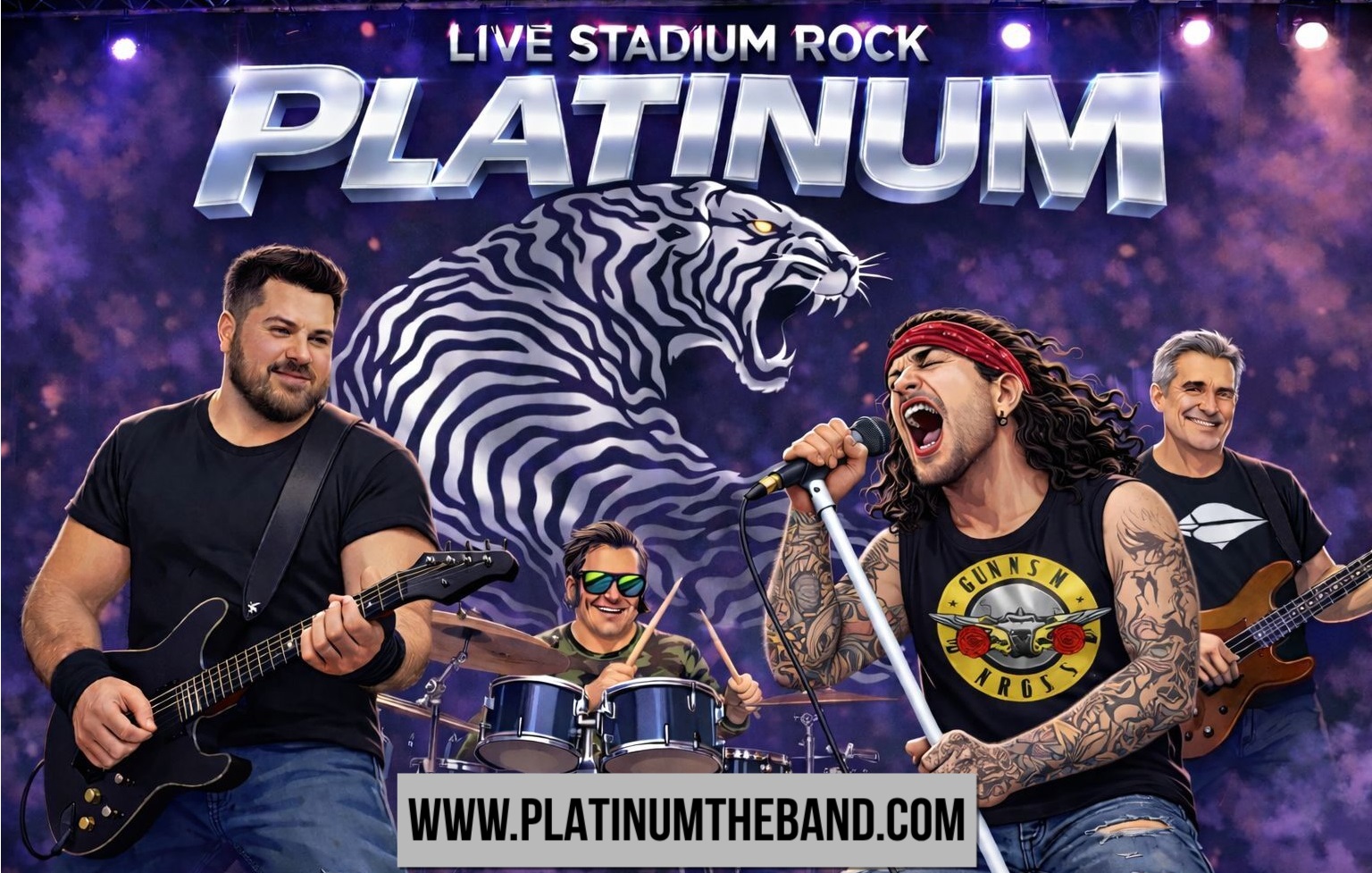 Platinum rocks George V Working men's club (Georgefest) in Castleford