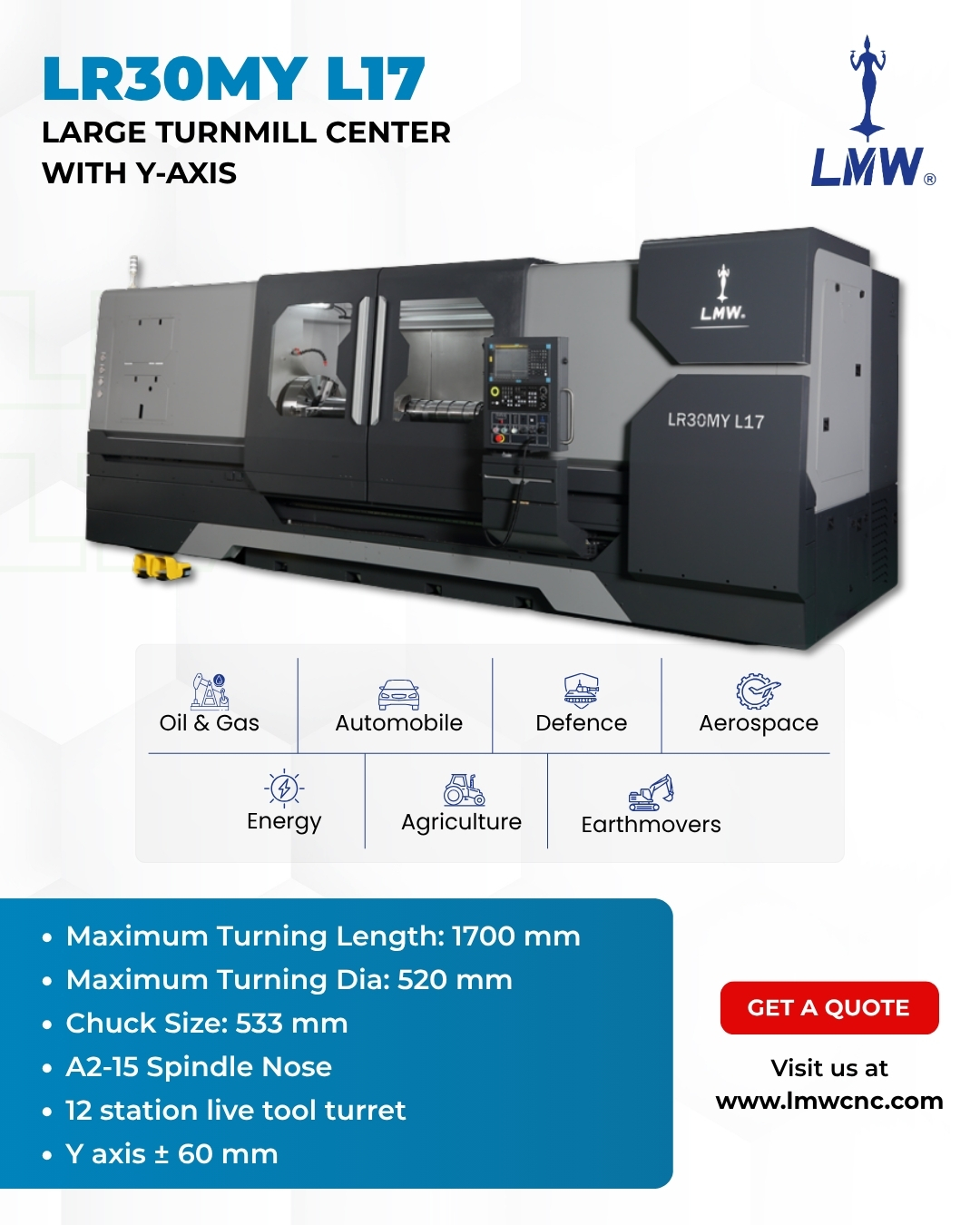 LX20T L5 * High Precision spindle. * Optimal Power - torque