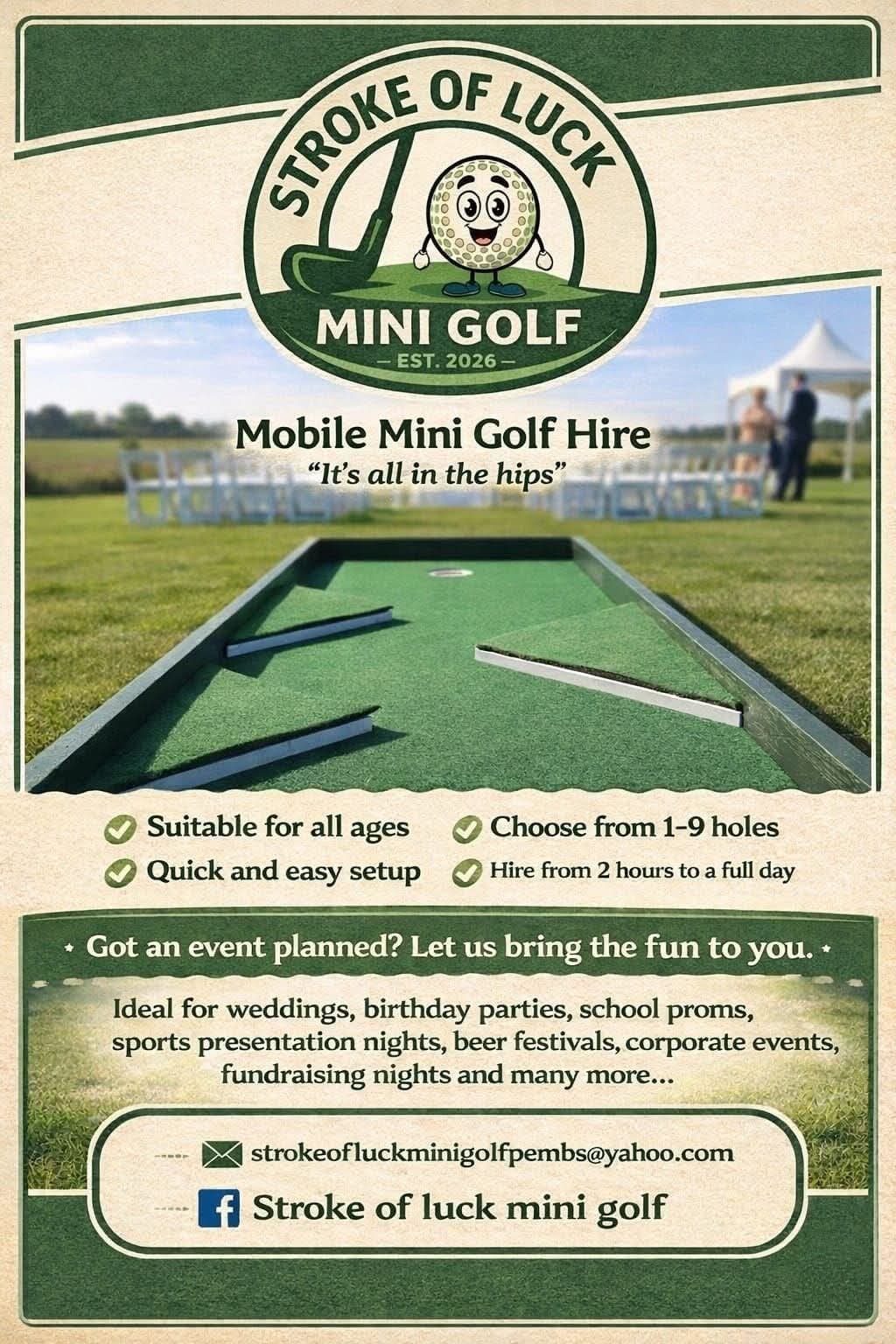 ⛳🎉 Stroke of luck mini golf –... - Connect: Pembrokeshire | Facebook