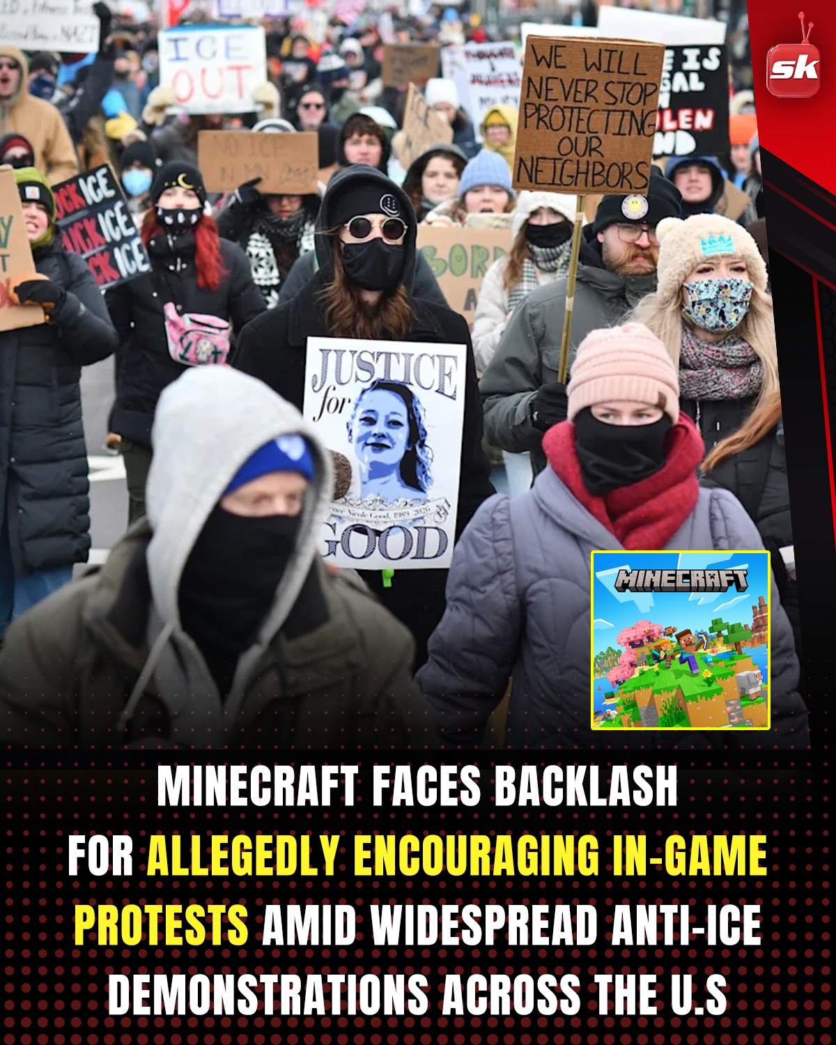 Minecraft slammed for encouraging kids... - SK Entertainment | Facebook