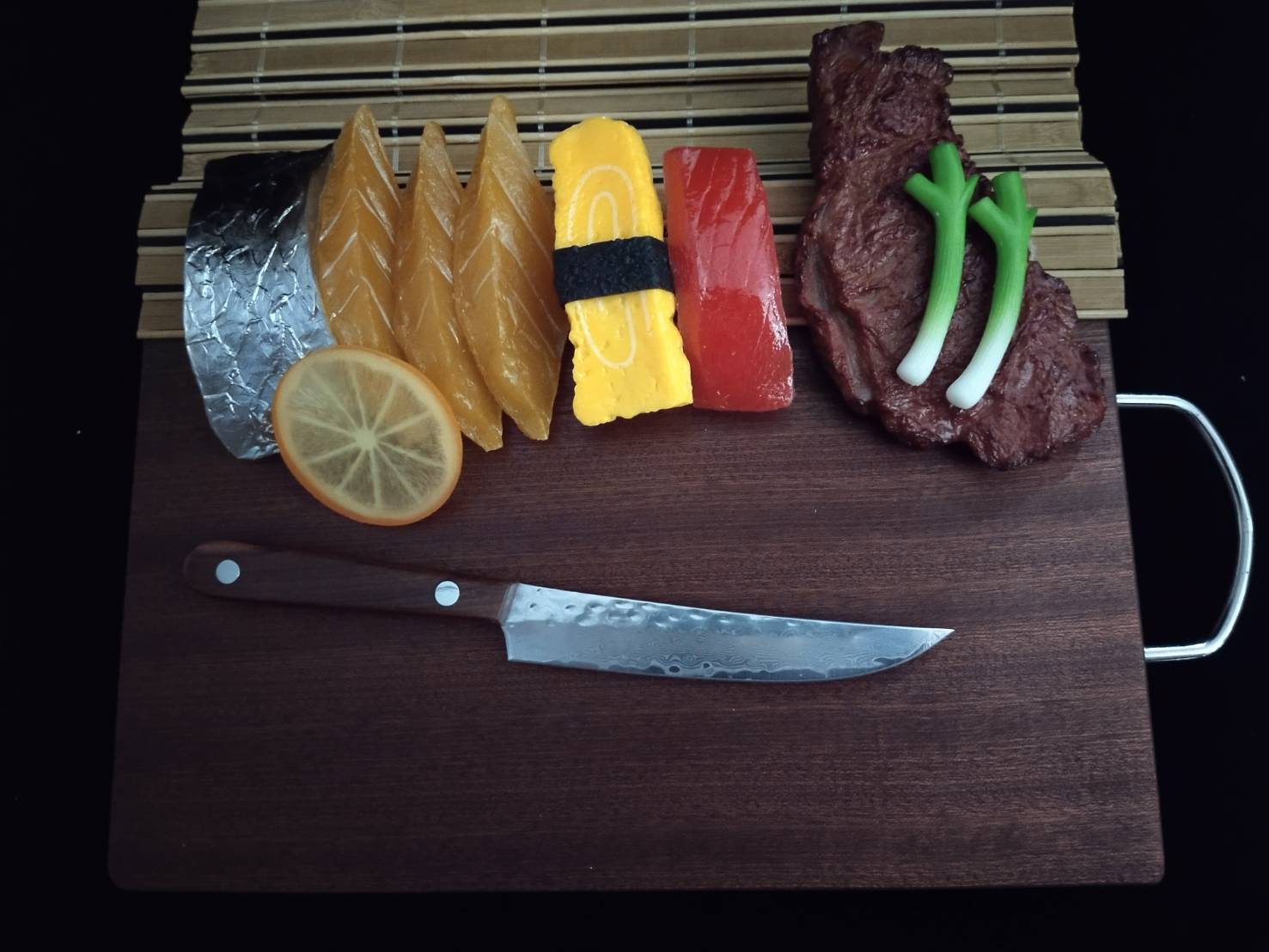 A.P - Parring (ปอกผลไม้-เอนกประสงค์) ใบ : Damascus steel ยาว : 12 cm ...