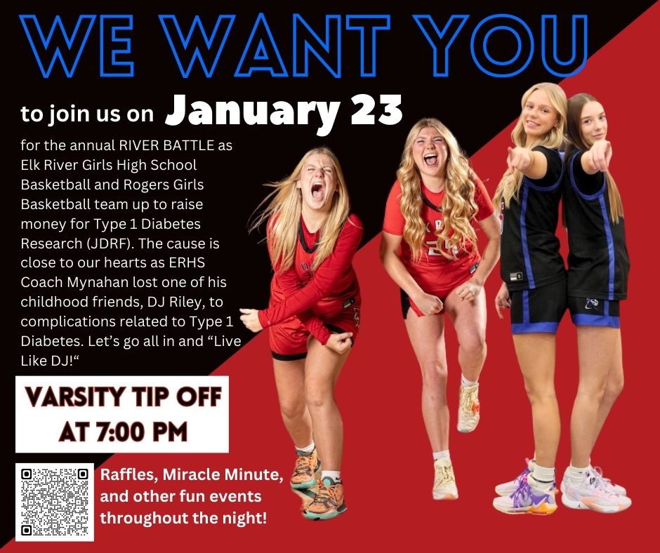 Tomorrow night!... - Elk River Girls High School Basketball