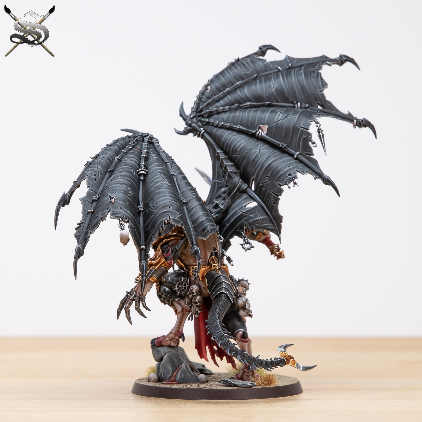 Warhammer 40k & Age Of Sigmar – Daemon Prince Del Chaos, Miniatura Nuova