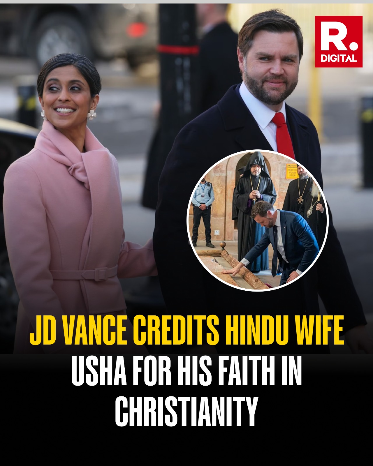 Republic - US Vice President JD Vance credited his Hindu... | Facebook