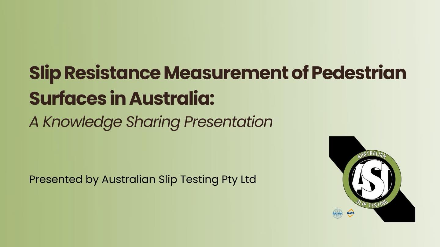 Australian - Australian Slip Testing Pty Ltd is entering 2026 with a ...