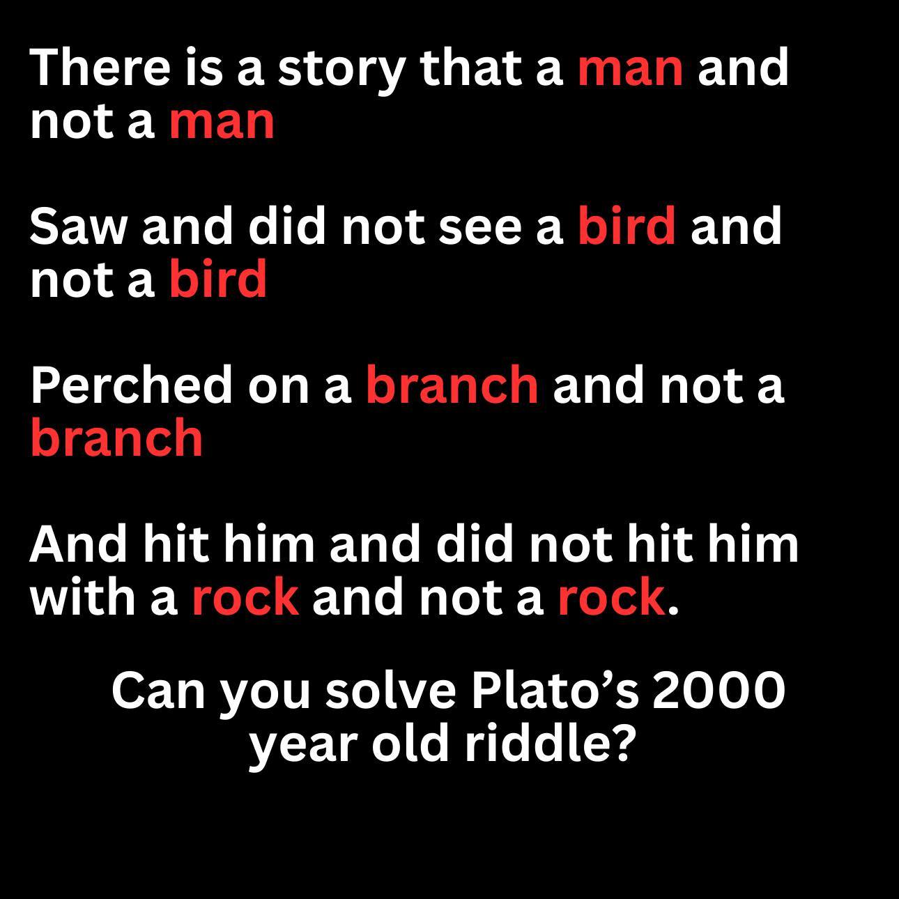 ashmarlow52 - The riddle was famously recorded by Plato in The Republic ...