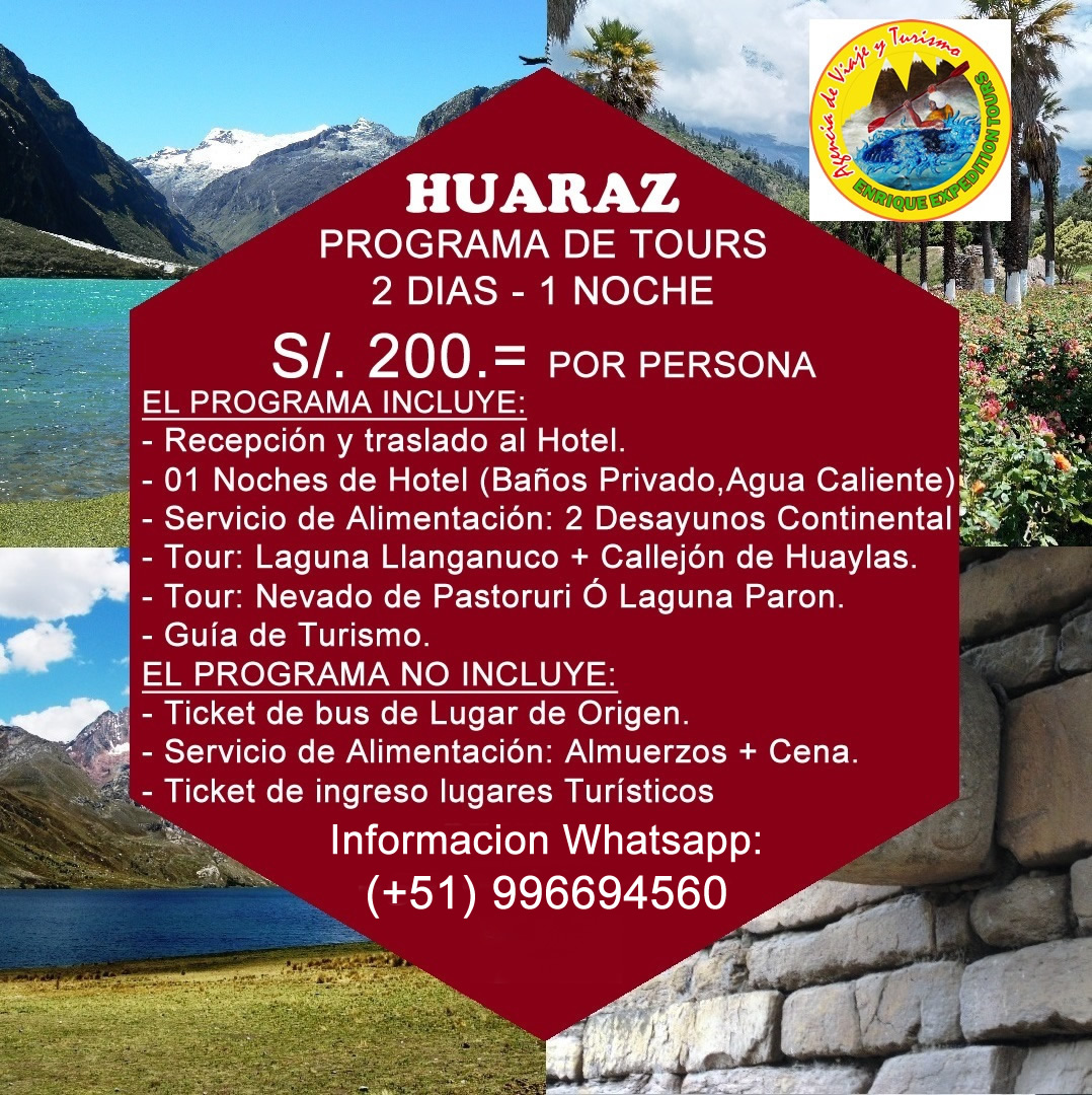 🏔️🚣‍♀️PROGRAMA TOURS 2 DIAS 1... - enriqueexpeditiontours