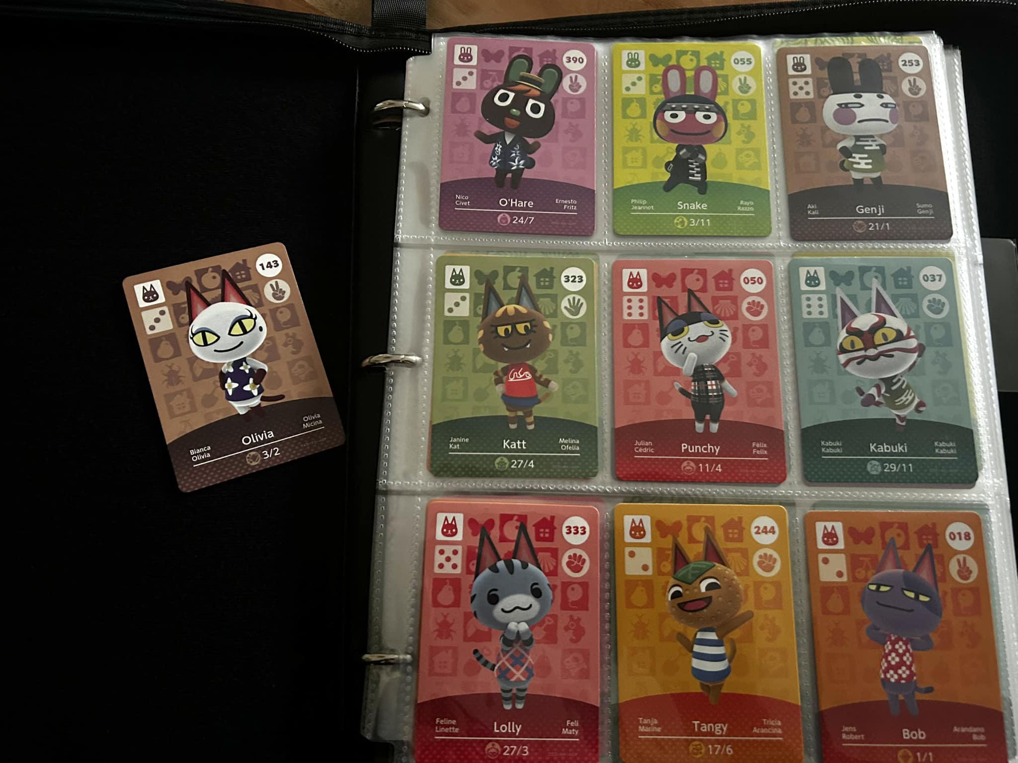 animal crossing amiibo card binder D DACCKIT 400+ Holder Compatible with Cards, 4 Pocket Trading Cards Storage Display Album for Amiibo Card Series 1-5 Office Products Collectors Album Eb Games Animal