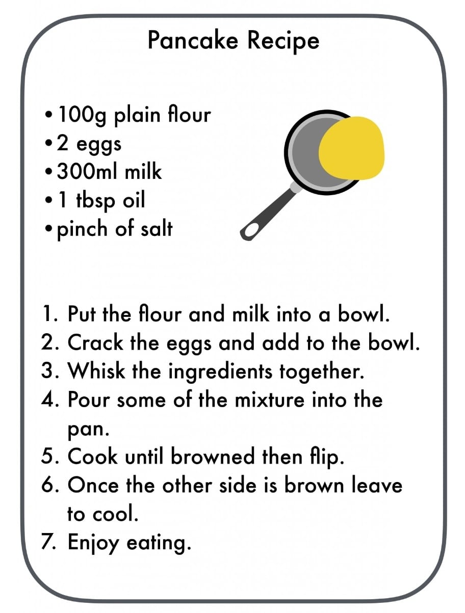 Startbright - Recipe time! Cooking and following a recipe is a great ...