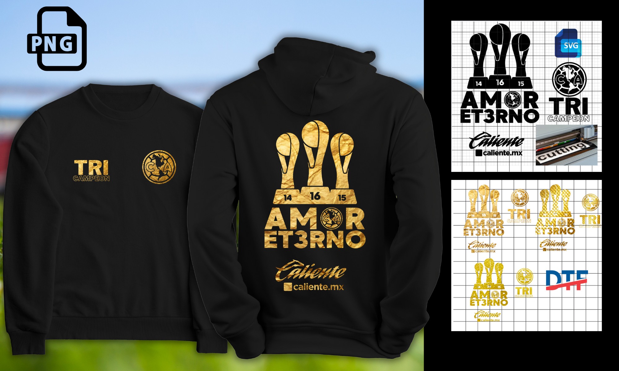 Sublimacion Mexico | Club America Tricampeón https ...