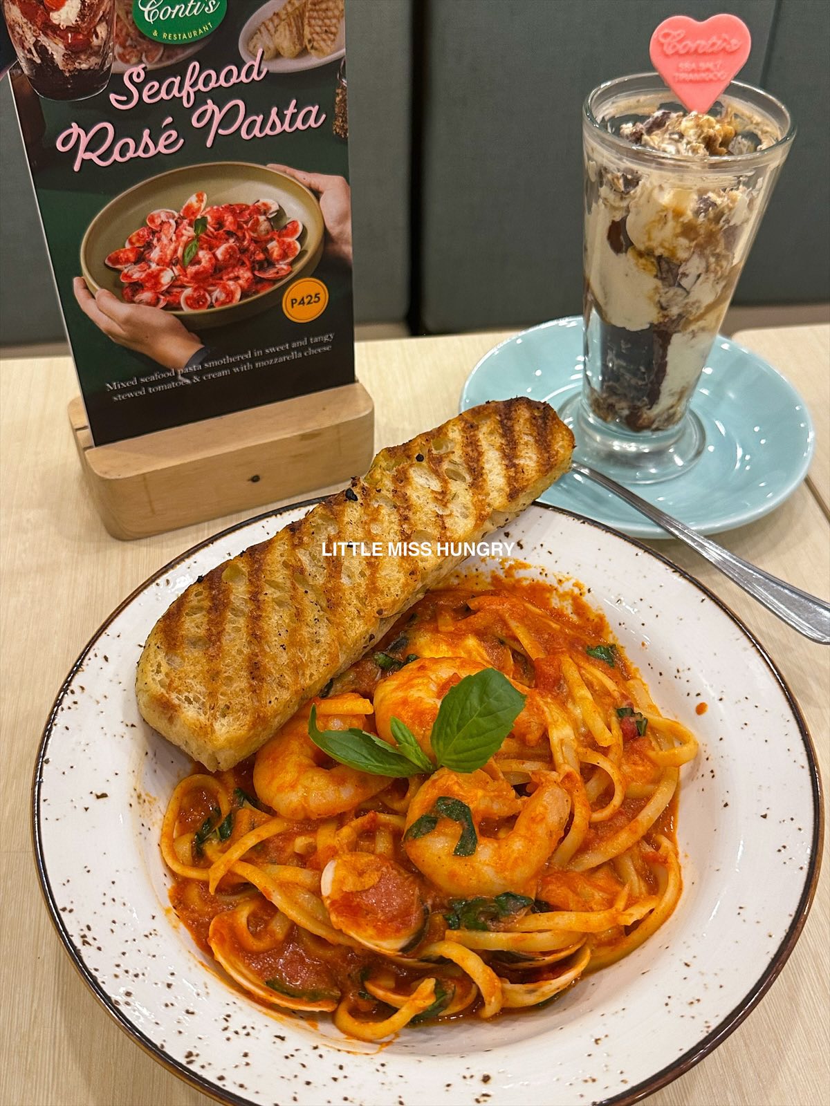 Little - Tried Conti's NEW Seafood Rosé pasta 😍😋 It’s creamy, balanced ...