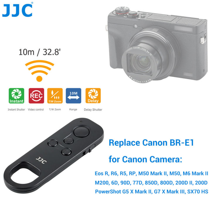 JJC Déclencheur à Distance Pour Canon – Compatible N3, Remplace RS-80N3 Et TC-80N3