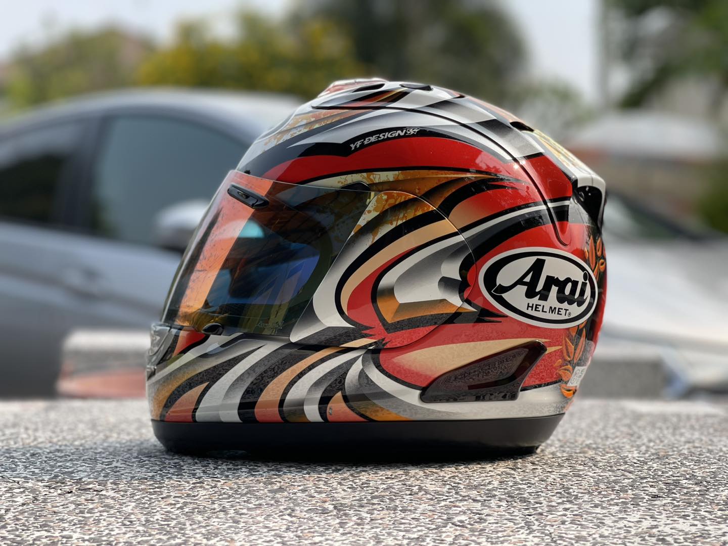 Arai Rx7 Rr5 Nakagami Arai RX-7 RR5 Nakagami ไซท์ XS รอบหัว (54) เหมาะ