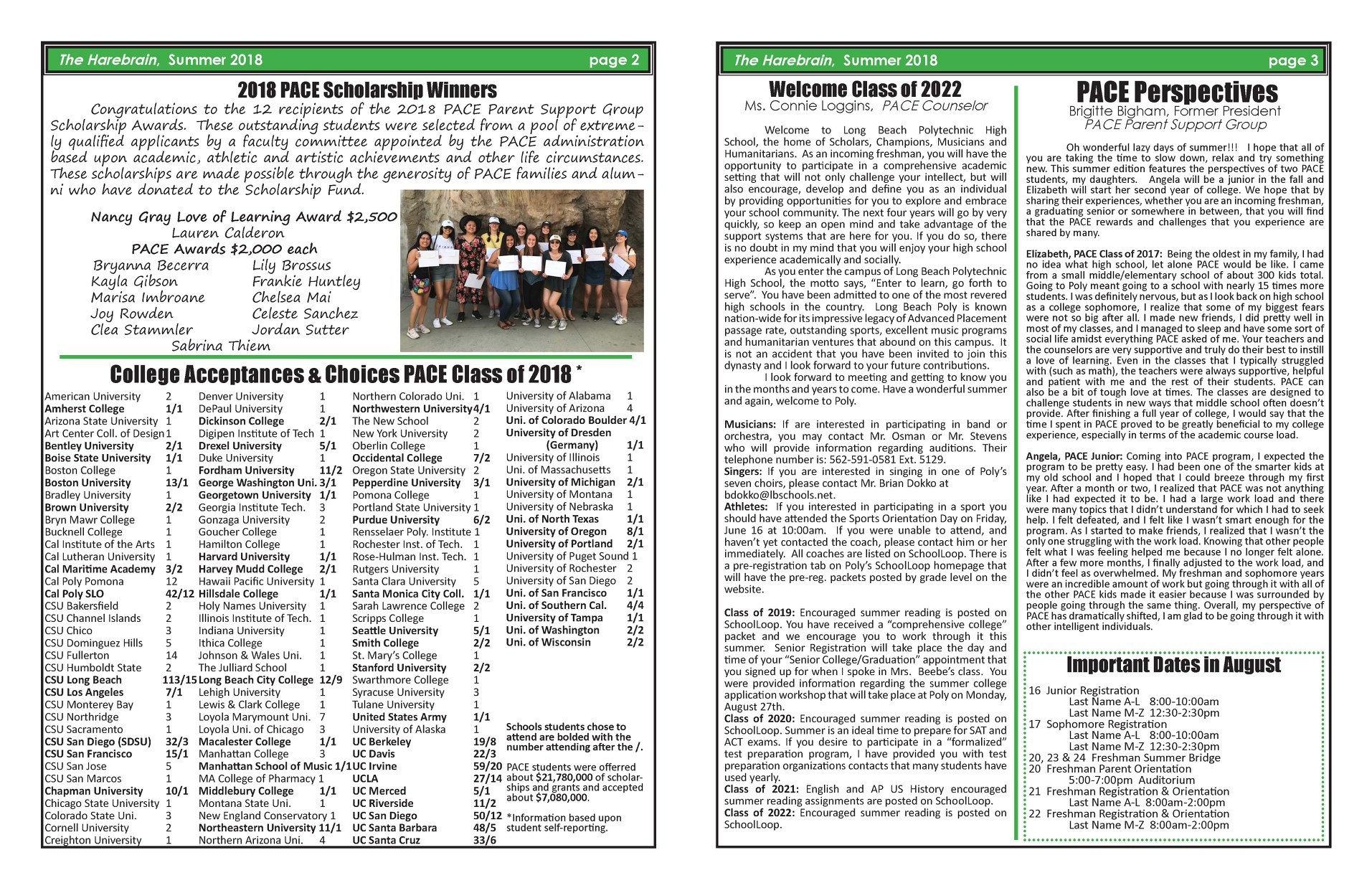 Long Beach Poly PACE Parent Support Group