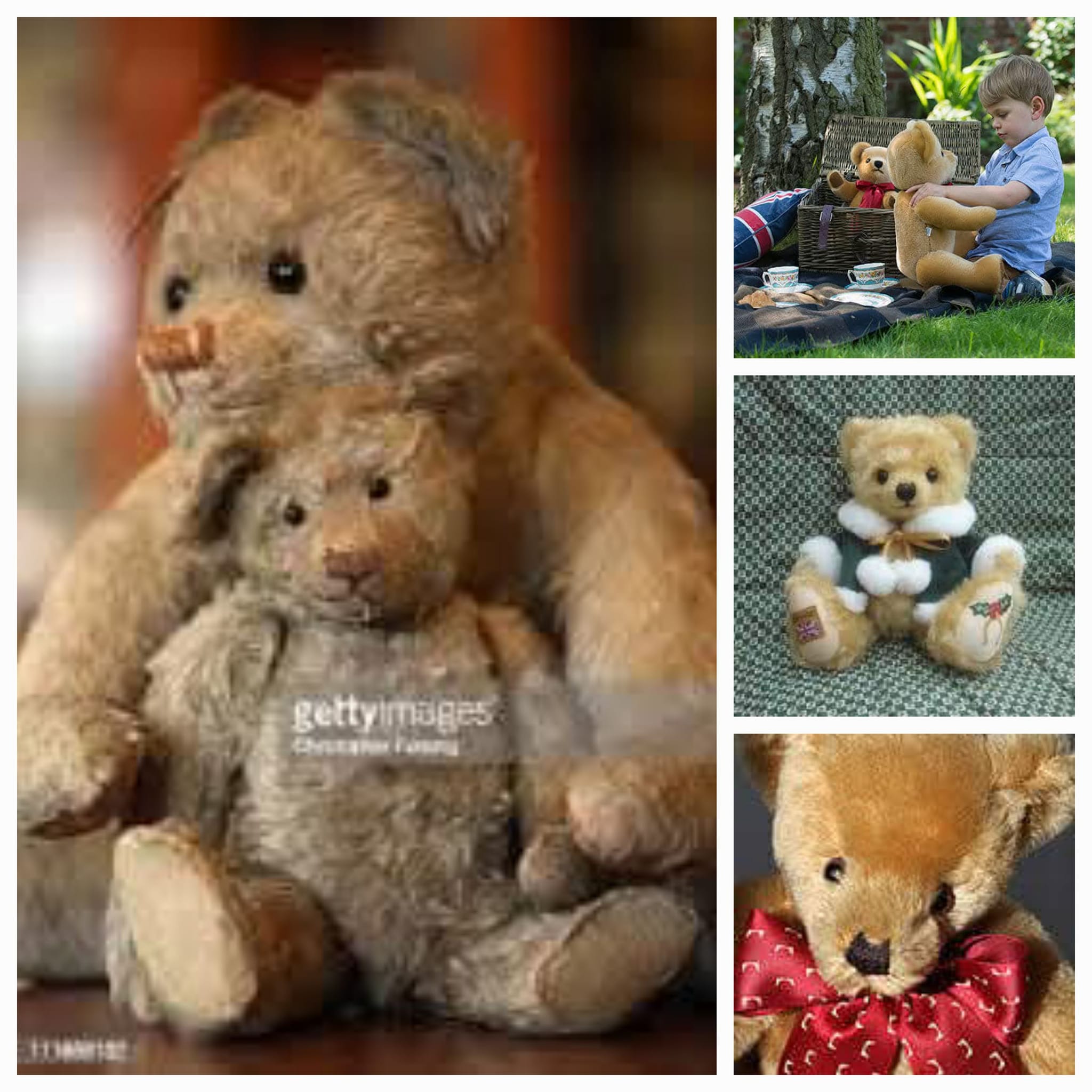Merrythought teddy bear from 1950s