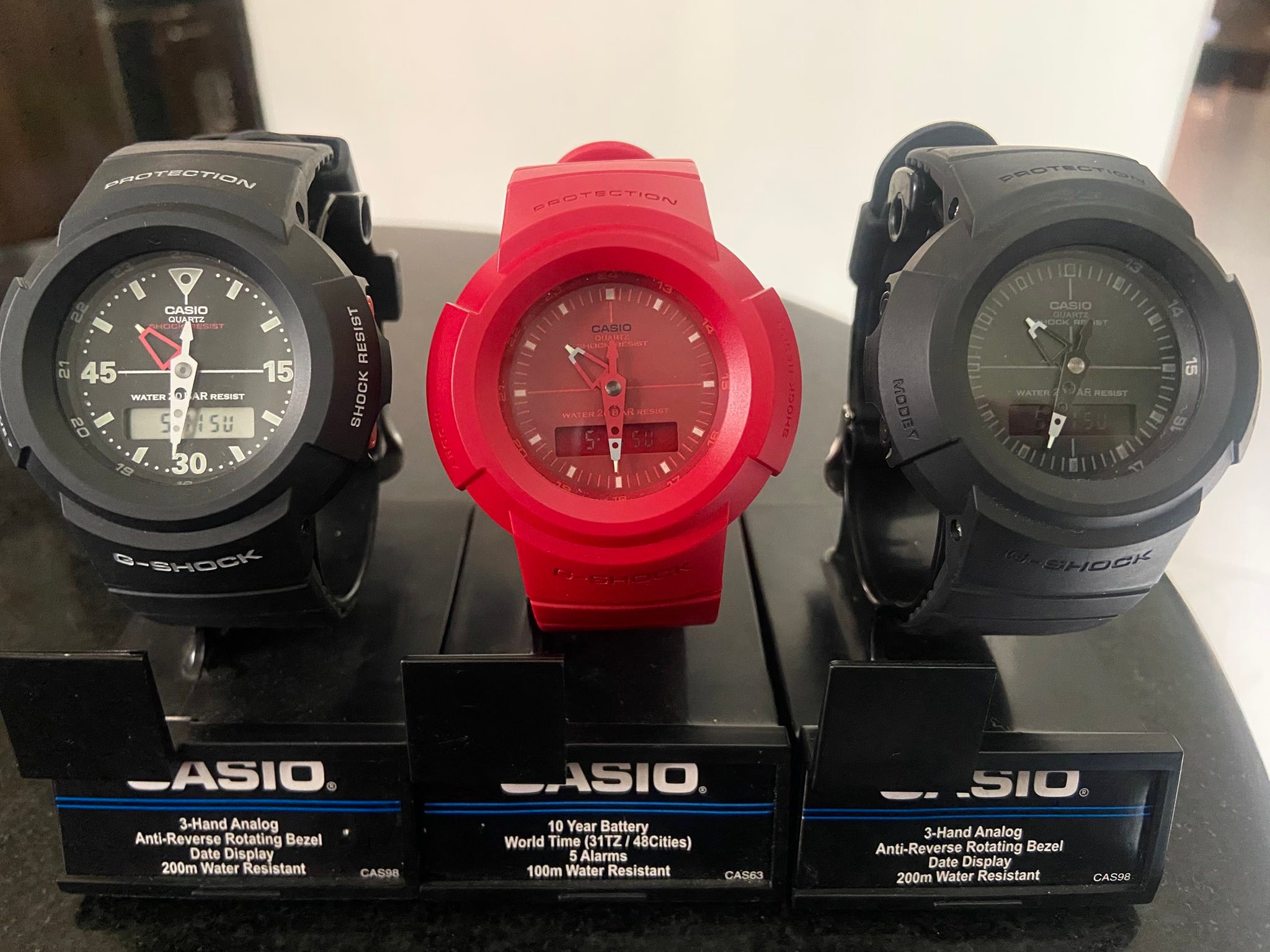 Casio G-Shock AW500 retro watch revival