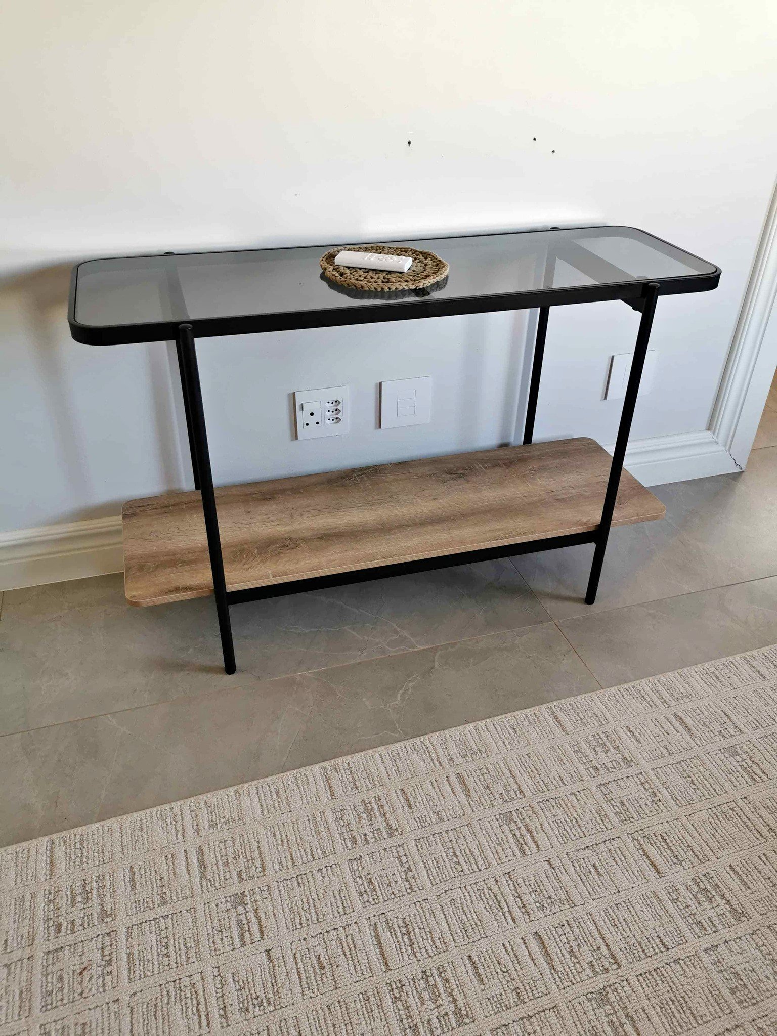 Glass and wood console table - Console Tables - Pretoria, South Africa ...