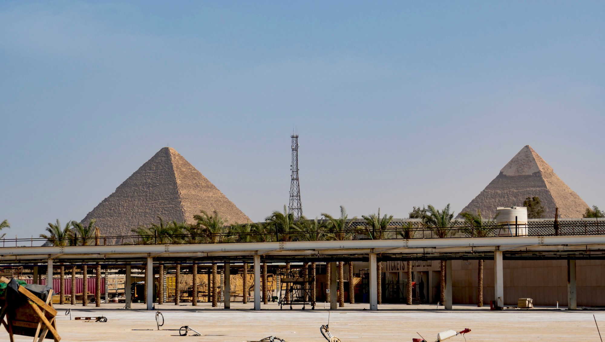 The view from my window | the view of pyramids are getting ready for ...