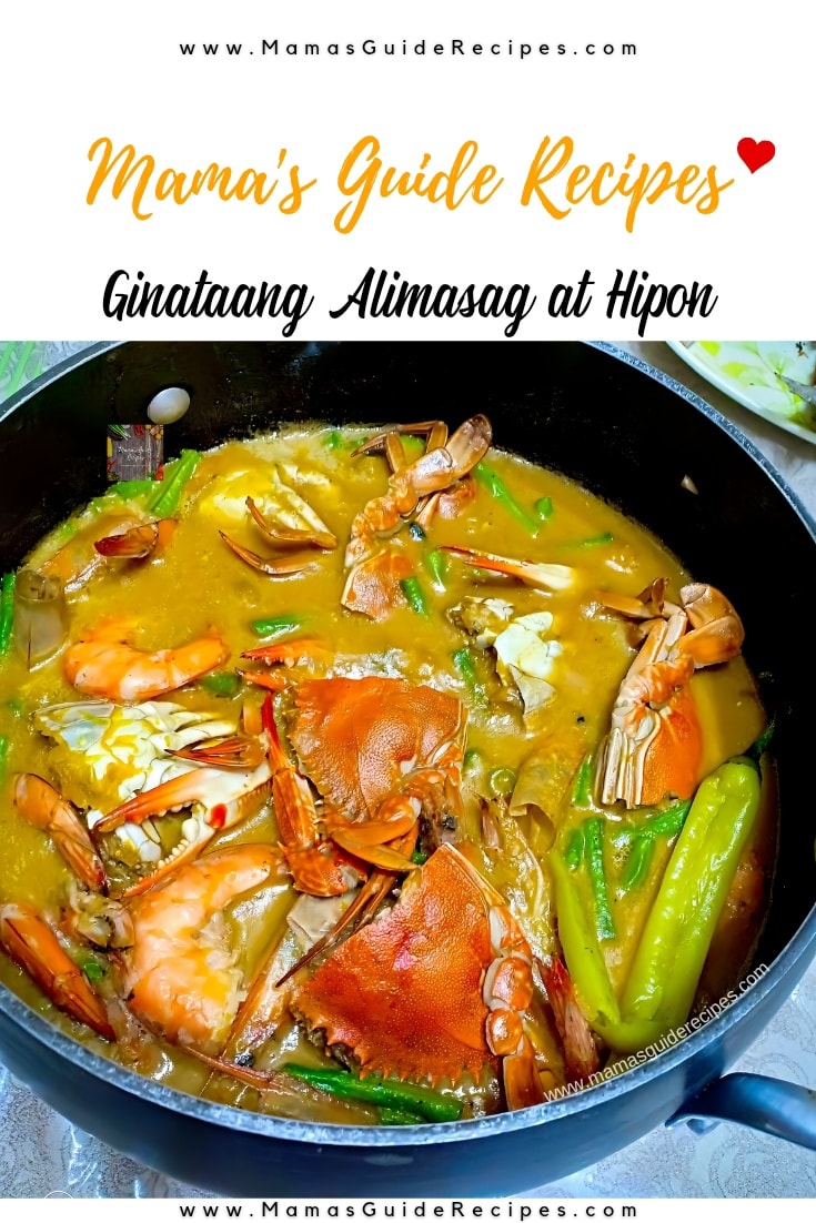 Ginataang Alimasag at Hipon 💖💖 Tap... - Mama's Guide Recipes | Facebook