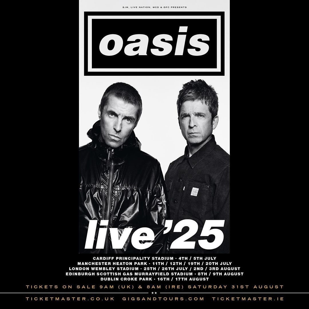 no replies, just missing @oasis Live '25
