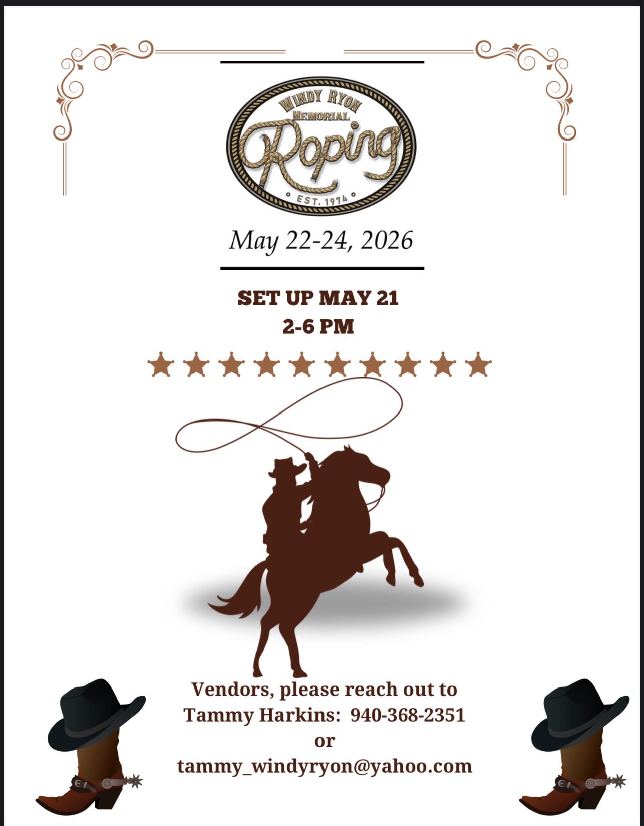 Windy Ryon Memorial Roping | Saginaw TX