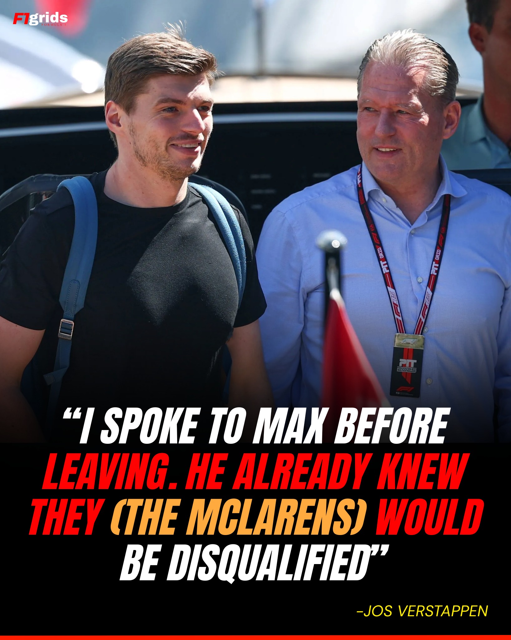 F1Grids - Jos Verstappen Reveals Max Expected McLaren’s ...