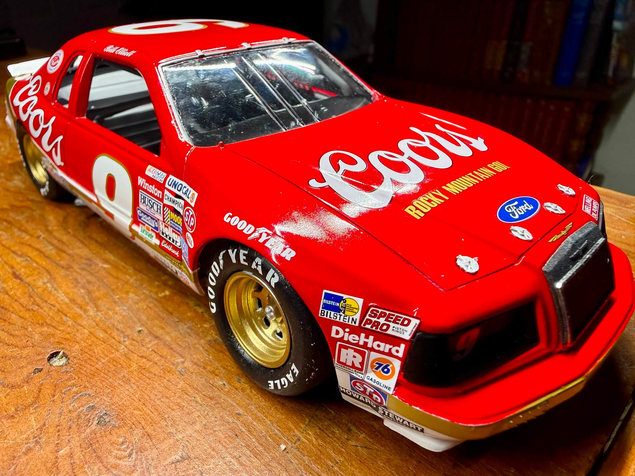 Finished my second, old school NASCAR. Davey Allison's 1996 Ford T