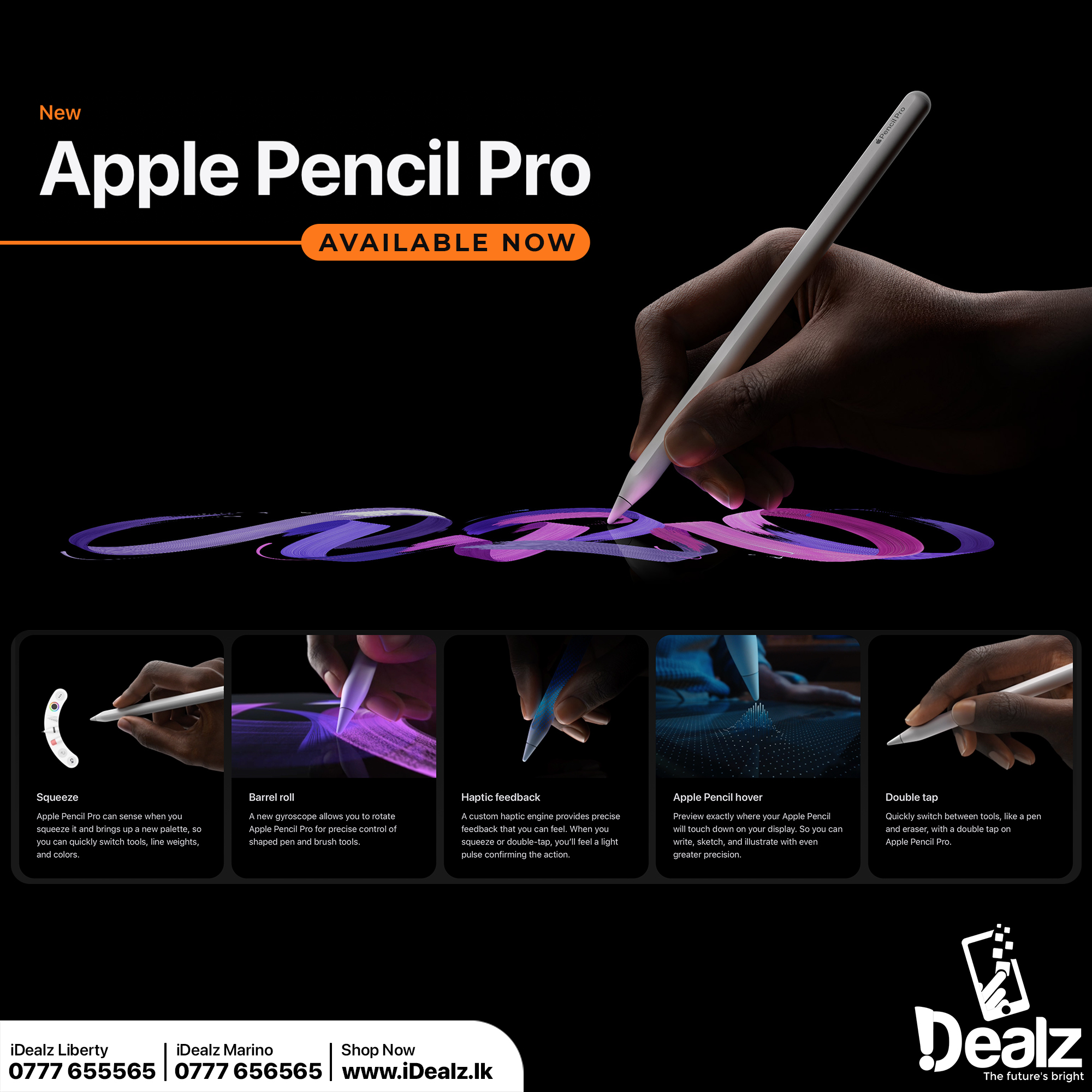 iDealz - All new Apple Pencil Pro More magical capabilities to