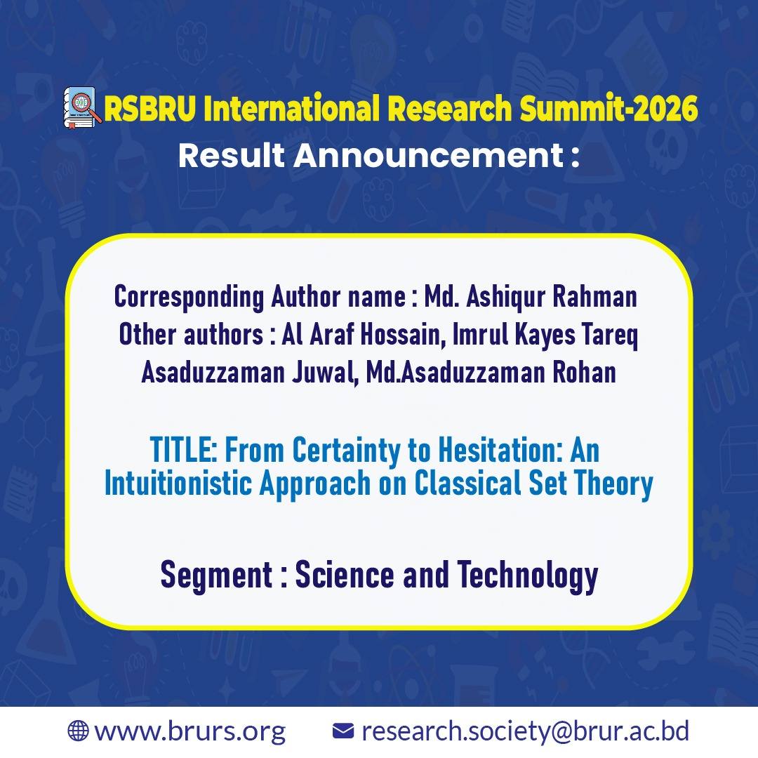 Research Society-Begum Rokeya University-RSBRU | Rangpur