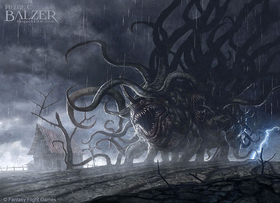 A sweet vignette I painted for Planet Apocalypse by Sandy Petersen