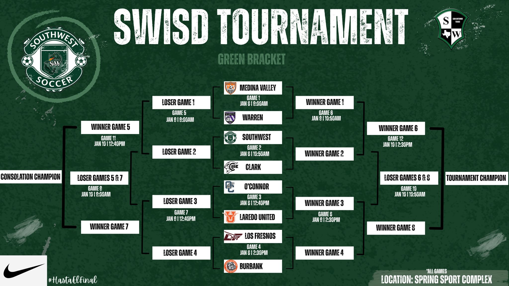 SWHS Athletics - The SWISD Tournament starts tomorrow!... | Facebook