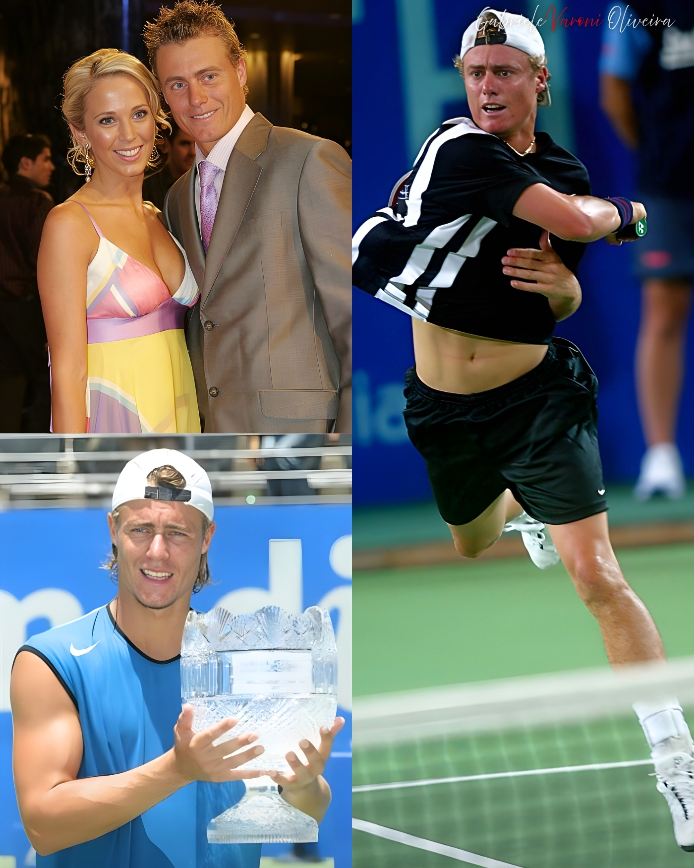 Australian tennis legend Lleyton Hewitt got caught in the