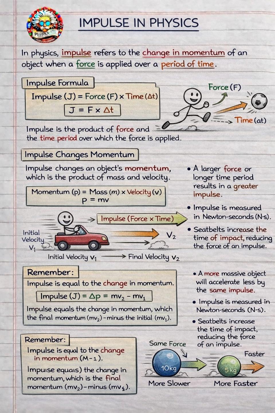 Physicscalculations - Impulse in Physics | Facebook
