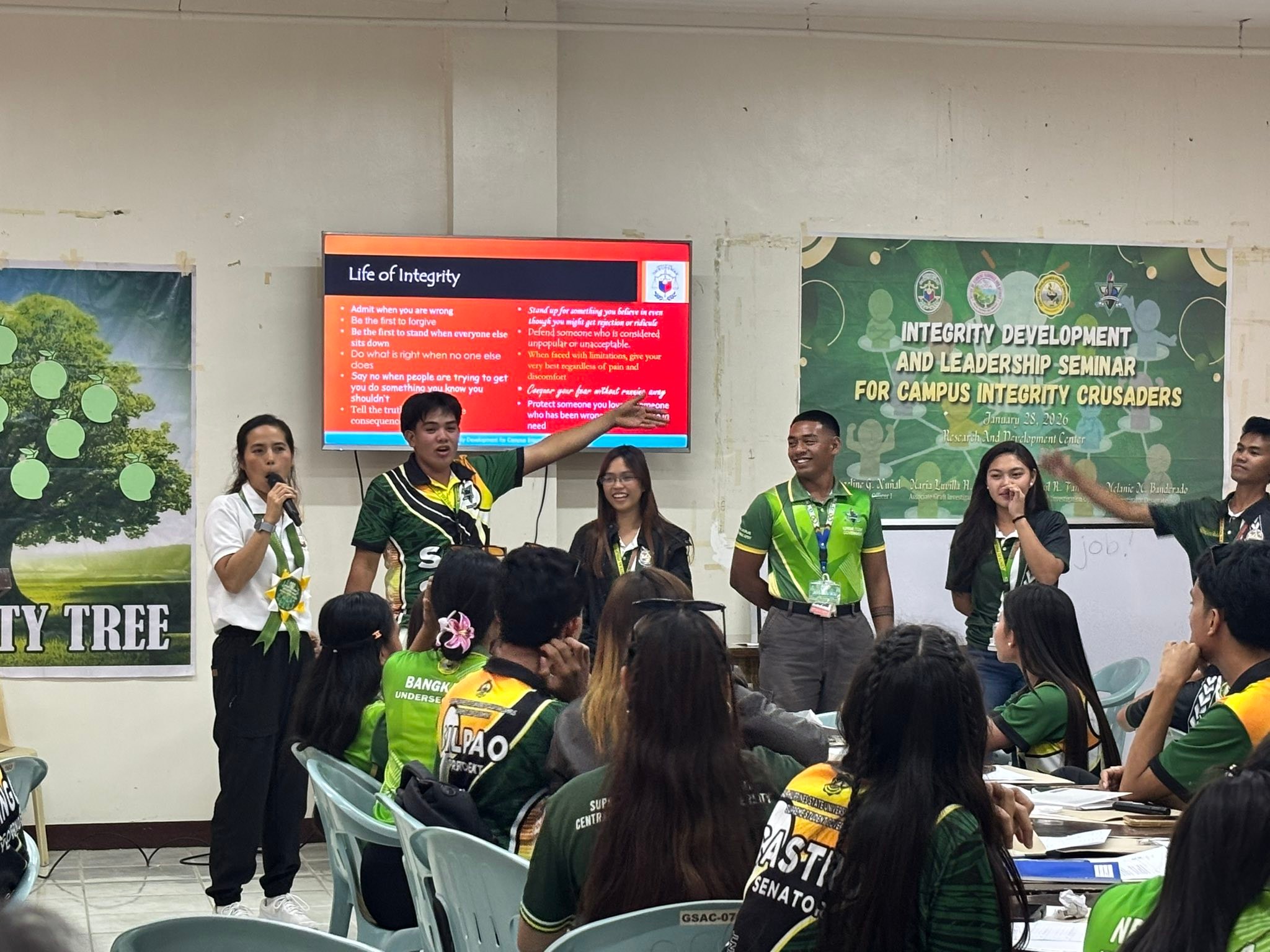 99.7 - LOOK: Student leaders of Central Philippines State University ...