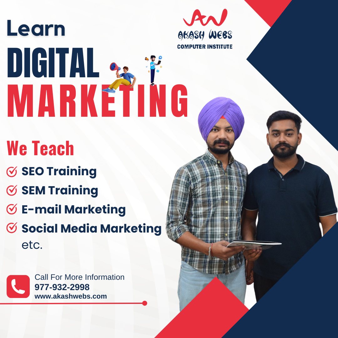 📢 Learn Digital Marketing... - Akash Webs Computer institute