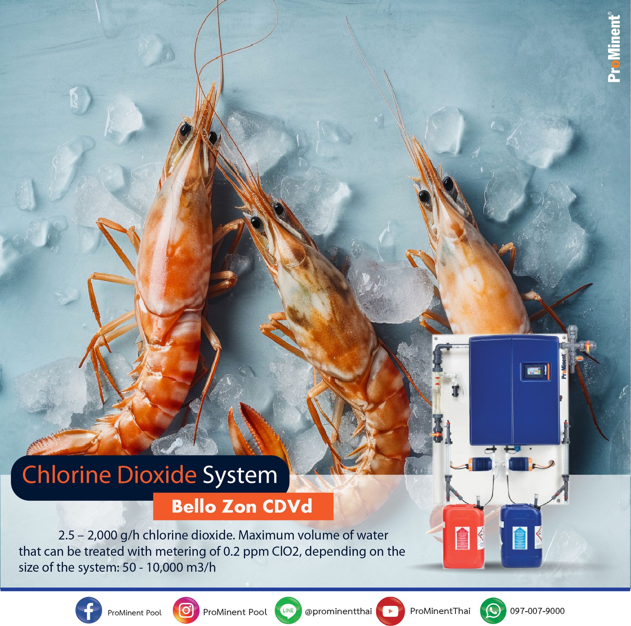 ProMinent Thailand - 🦐Chlorine dioxide system Bello Zon CDVd is for the ...
