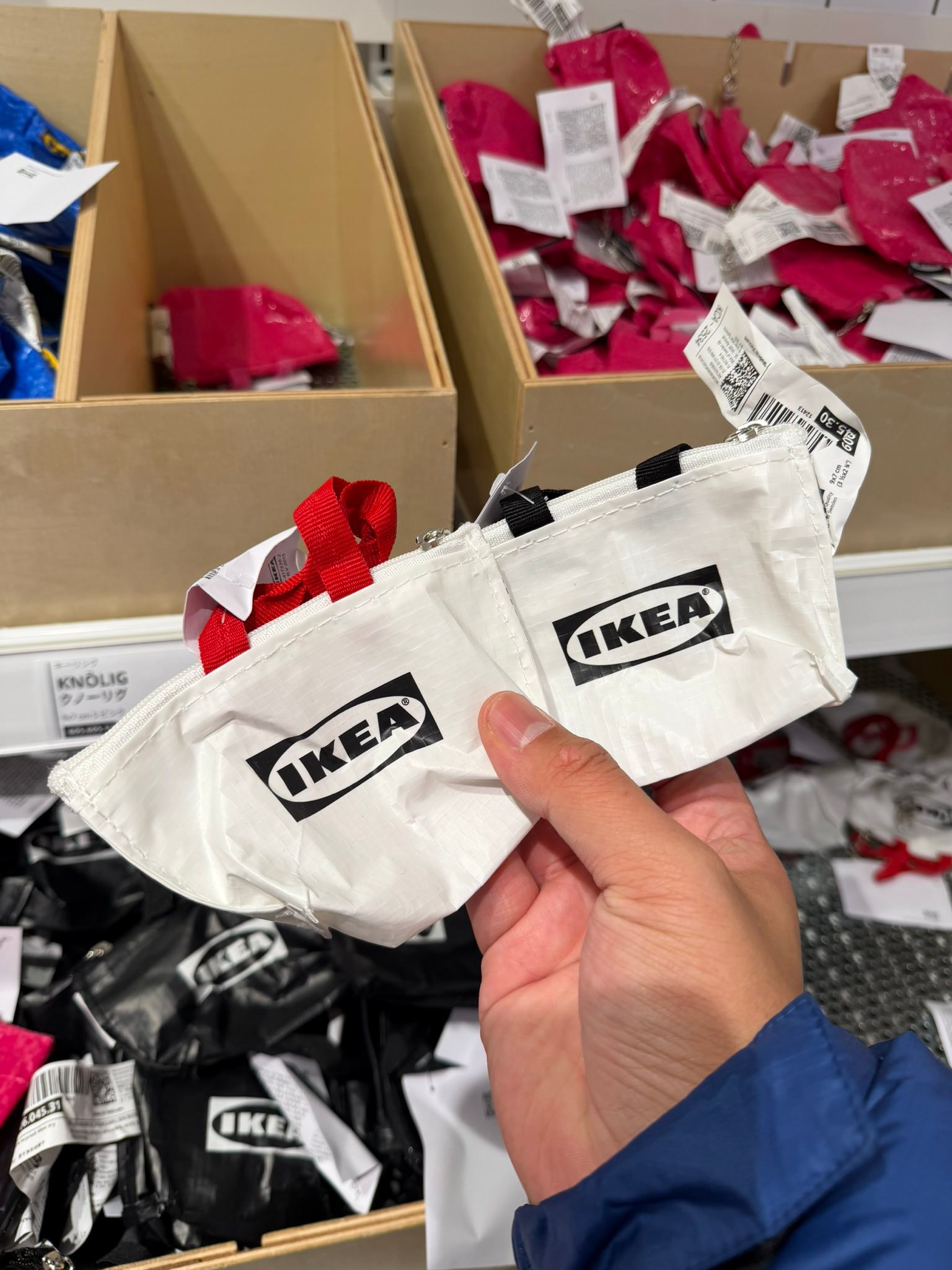 These mini teeny tiny #ikea #ikeafinds bags are so adorable! This