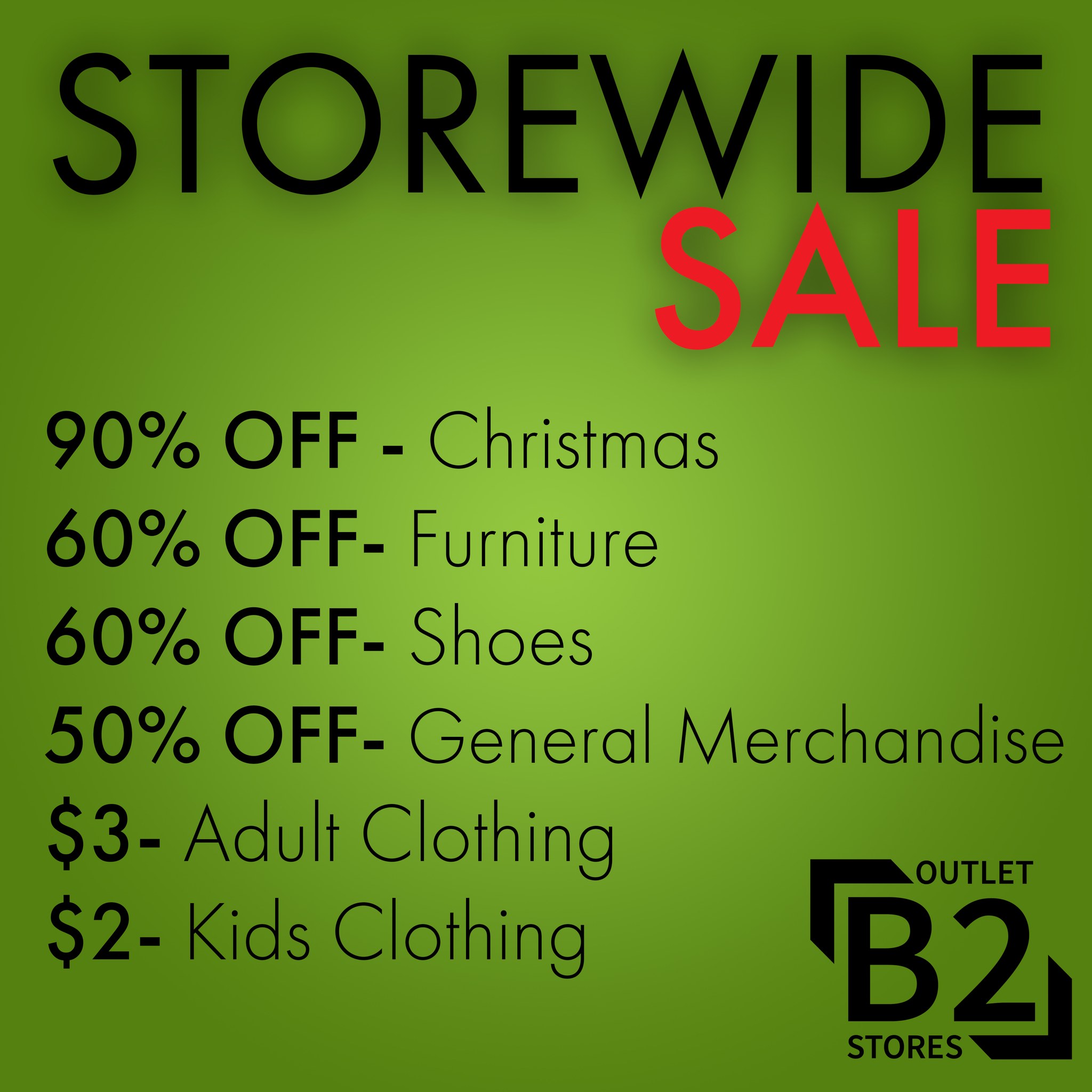 B2 Outlet Store
