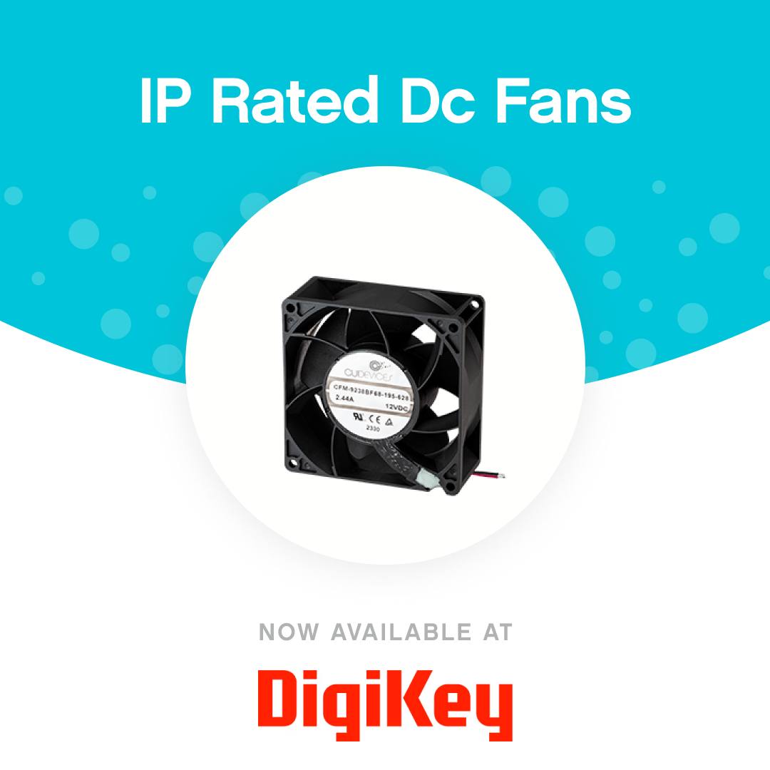 CUI Devices - CUI Devices' IP rated DC axial fans feature...