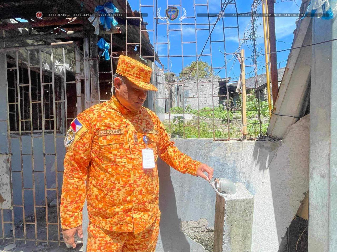 BFP NCR Taguig City - LOOK: Ocular Inspection of Fire Hose Cabinet and ...