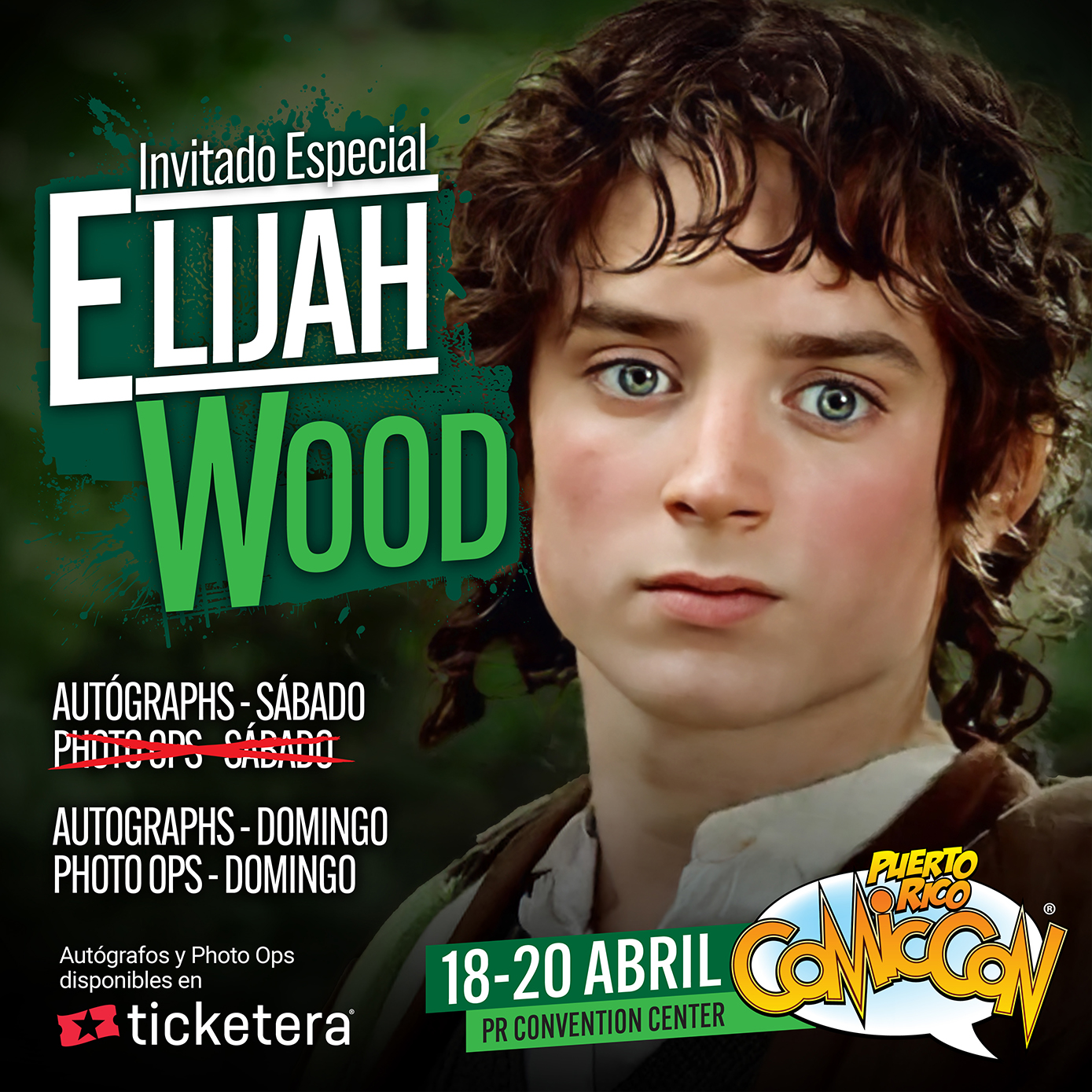 ¡ALERTA!🚨Los photo ops con Elijah... - Puerto Rico Comic Con | Facebook