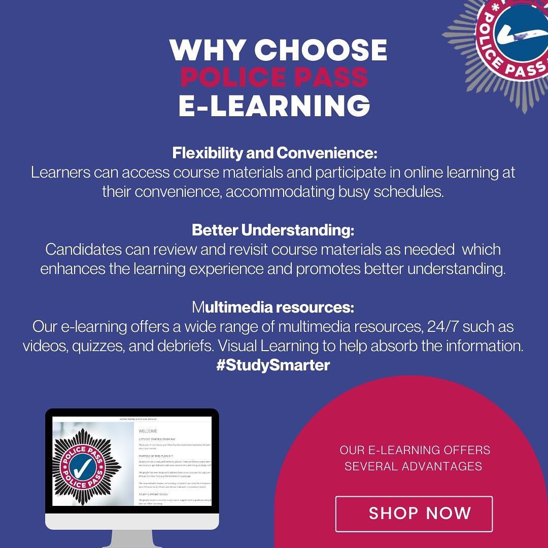 Police Pass - IS E-LEARNING BETTER SUITED FOR YOU? Take A...