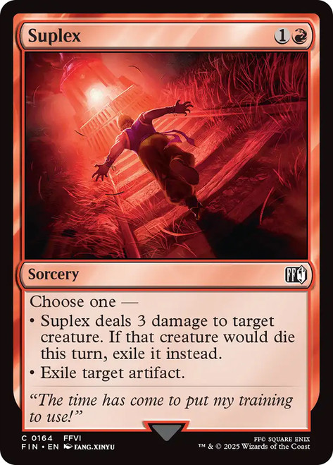 Final Fantasy 6 fan loves new Suplex Sorcery magic card