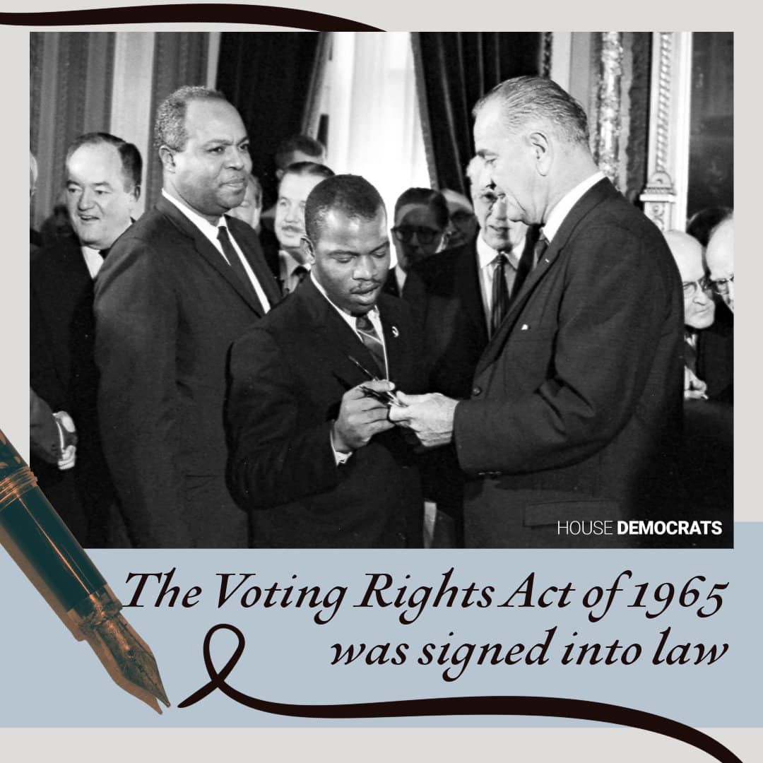 House Democrats - The Voting Rights Act transformed our...