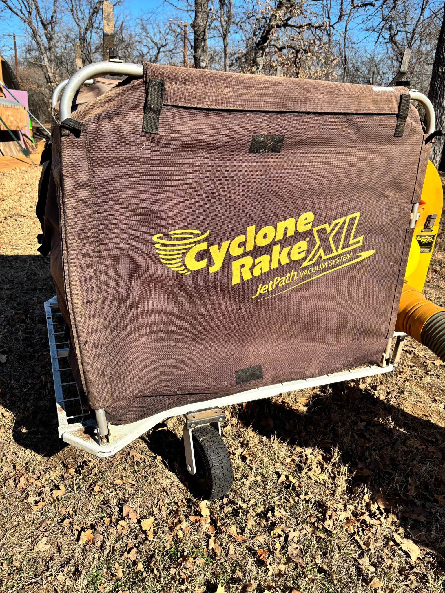 Cyclone Rake XL w/ Extension Tube, Lawn Mower Connector, and ...