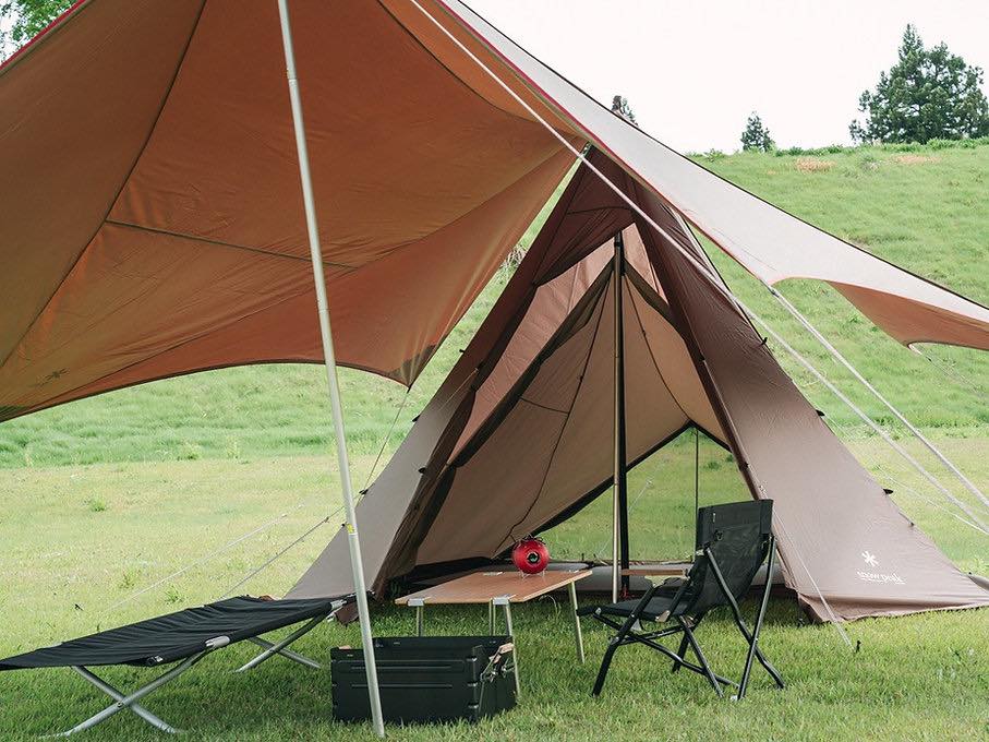 Snow Peak Tarp Extension Tent 4 Gray SKU: FES-433 ราคา 30,150 บาท